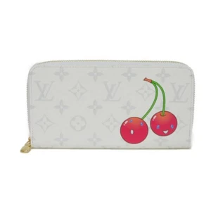 LOUIS VUITTON LVxTM Zippy Wallet M14240 purse Takashi Murakami LV logo flo... - Picture 1 of 7