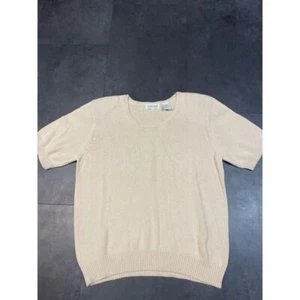 Jeanne Pierre beige Strickpullover - eleganter Komfort für Damen (Größe M) B-115 - Bild 1 von 4