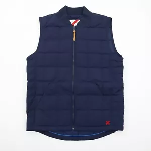 Best Made Co Para hombres 800 Relleno Plumón de Ganso Chaleco Chaqueta Cremallera Completa Azul XS - NUEVO CON ETIQUETAS - Imagen 1 de 6