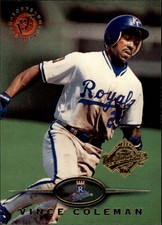 1995 Stadium Club Super Team World Series Royals Baseball Card #68 Vince Coleman