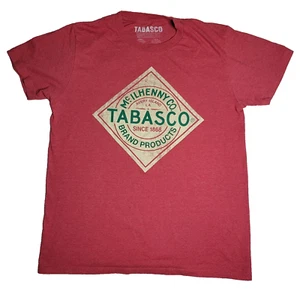 Adult Unisex T-Shirt Size Small Tabasco Sauce Diamond Bottle Logo Graphic Tee - Picture 1 of 8