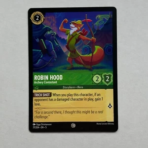 Robin Hood 77/204 Disney Lorcana Shimmering Skies Regular Common Card NM - Picture 1 of 2