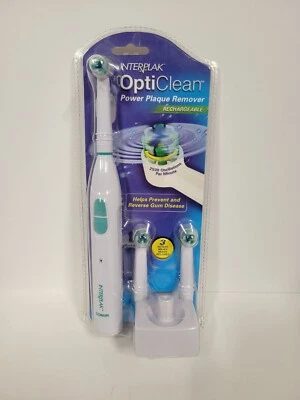 Cepillo de dientes recargable removedor de placa eléctrico Interplak Opticlean nuevo 2 cepillos Foto 1 de 4