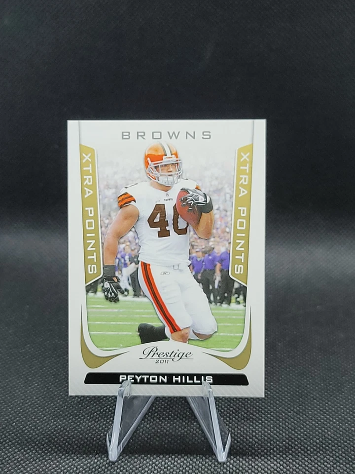 2011 Prestige Football Peyron Hillis Xtra Points Gold /250 Browns - Image 1 of 1