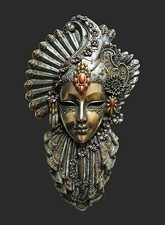 Maschera Veneziana Il Gioiello Juwel Decorazione da Parete Carnevale 20436