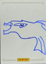 CARLOS HENDERSON 2014 Panini Black Friday LOGO SKETCH AUTO #1/1 Broncos One of