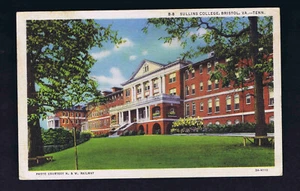 Sullins College Campus, Bristol, Virginia TO Piscataway, Maryland  POSTCARD 1934 - Picture 1 of 2