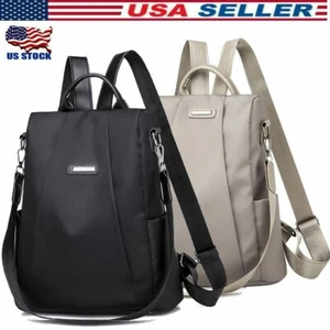 Lady Waterproof Anti-theft Oxford Cloth Backpack Travel Rucksack Shoulder Bag US - Picture 1 of 12