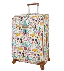 Lily Bloom Luggage 24" Expandable Suitcase W/ Spinner Wheels - Picture 1 of 8