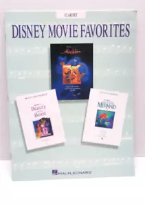 Disney Movie Favorites Clarinet Solo Songbook Hal Leonard Music Book  - Picture 1 of 4