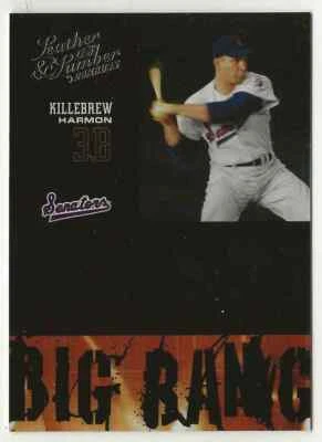 2005 Leather & Lumber Harmon Killebrew Big Bang Senators BB-14 636/2000 - Image 1 of 2