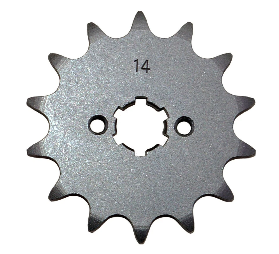 Piñón delantero Kawasaki KMX125 KMX200 KDX125 520 paso 14t - alternativo Foto 1 de 1