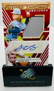 SHANE BAZ 2020 Panini Elite Extra Edition Future Threads Signatures /49 TB Rays - Picture 1 of 2