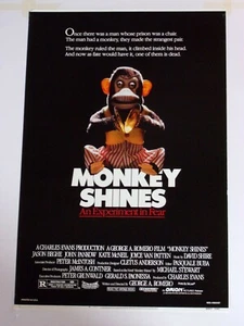 Locandina film Monkey Shines originale usata teatro 27x41 #'d un foglio SS - C6b - Foto 1 di 12