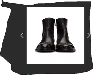 PS by Paul Smith Herren schwarz Leder Billy Reißverschluss Stiefel £450 authentisch - Bild 1 von 10