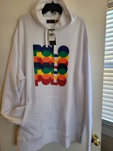 Polo Ralph Lauren 3D Logo Pullover White Hoodie 3XLT Big & Tall New w/tags! - Picture 1 of 7