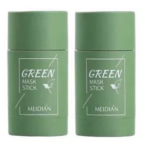 Green Tea Purifying Clay Mask Stick Facial Deep Cleansing Oil Pore Acne 2 Pack - Picture 1 of 5
