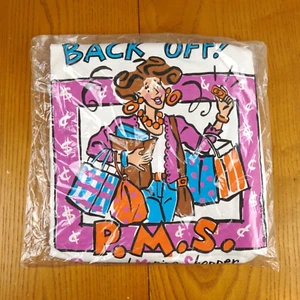 Vintage PMS Shirt Damen XL 90s Grafik Tee Lustig Shopping Einzelnaht Russ 🔥 - Bild 1 von 8