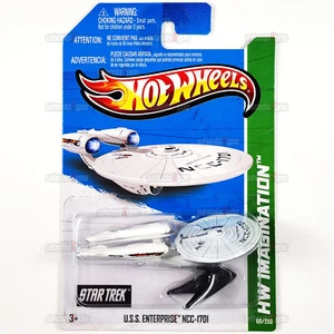 2013 Hot Wheels U.S.S. Enterprise NCC-1701 #60 Star Trek - HW Imagination 1:64 - Bild 1 von 2