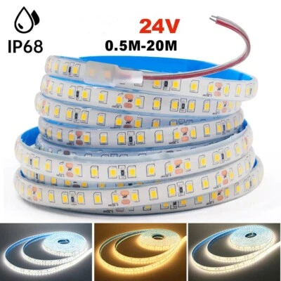 IP68 Wasserdicht 24V LED Streifen Licht 2835 120LEDs/M Flexibles Band Band - Bild 1 von 4