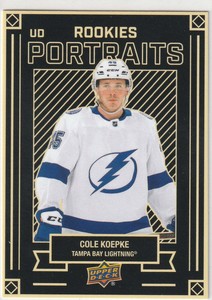2022-23 Upper Deck UD Portraits #P56 Cole Koepke