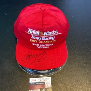 Larry Morgan Signed 1993 Winston Champion Hat Nascar Racing JSA COA - Picture 1 of 6