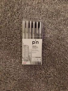 Uni Pin Fineliner Drawing Pen, 6pk - Picture 1 of 1