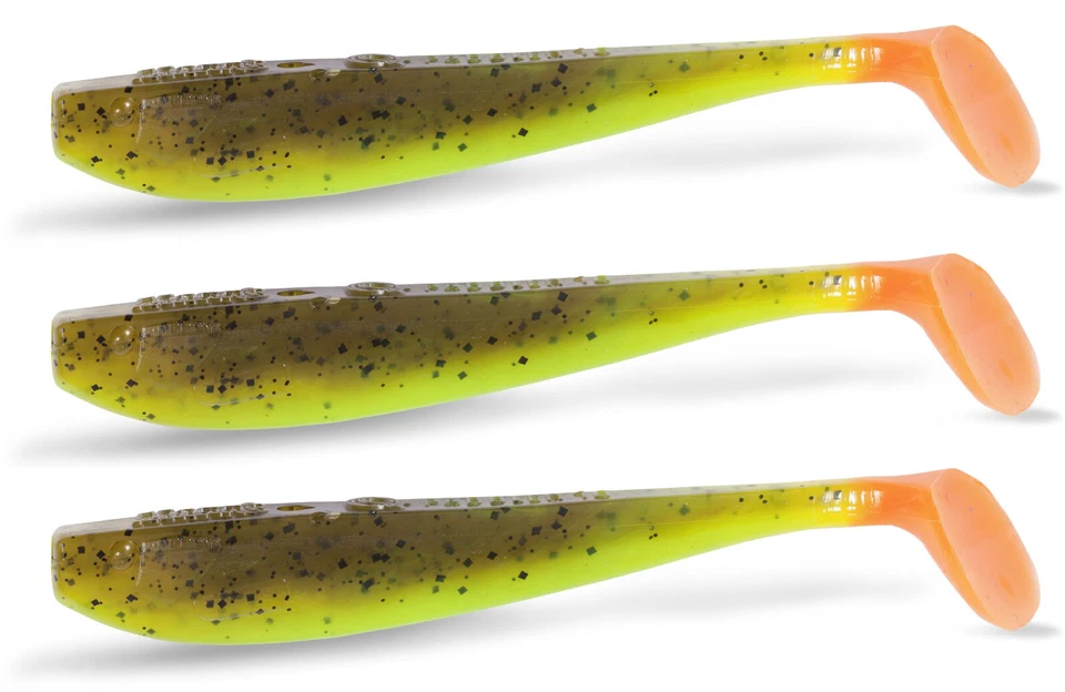 3 Stück Quantum Q-Paddler by Mann's 8/10/12 cm - sweet candy