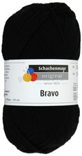 Schachenmayr Bravo - Gomitolo di Lana e poliacrilico disponibile in diversi colori 08226 Schwarz