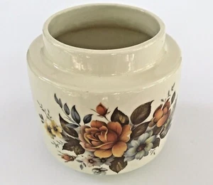 1 Vintage McCoy Planter Vase 214 Brown Rose USA Pottery Ceramic Collectible - Picture 1 of 2