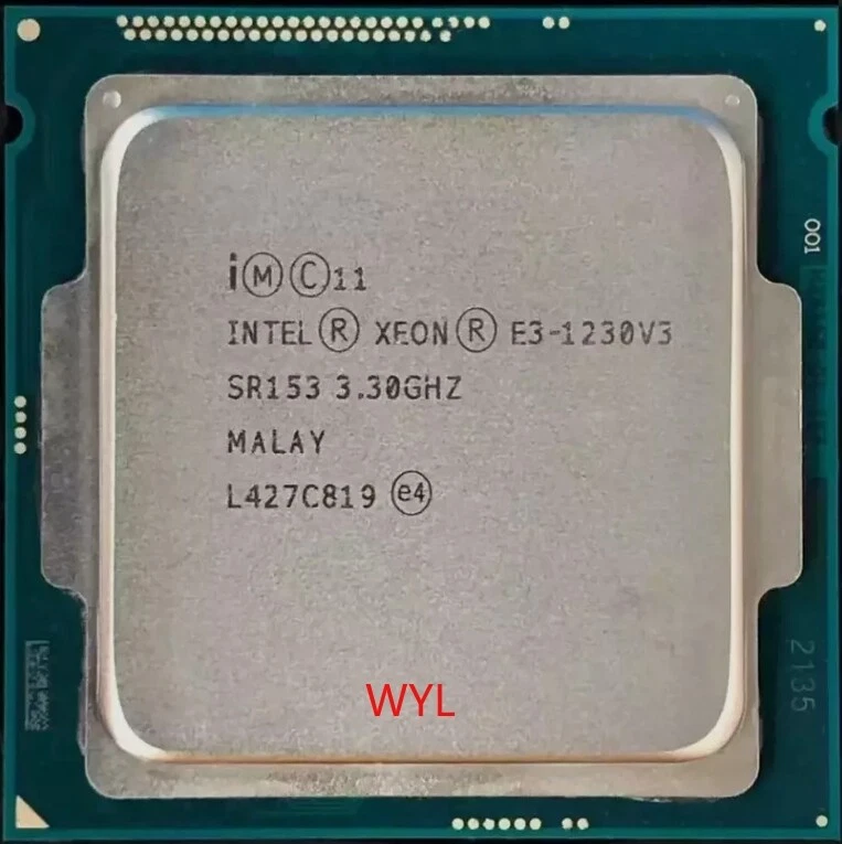 Intel Xeon E3-1230v3 SR153 3.3GHz Quad Core 4 Core / 8 Threads LGA1150 Processor - Image 1 of 4
