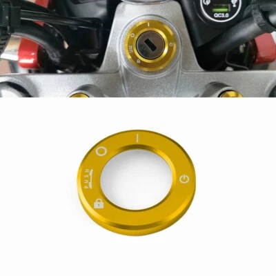 Cubierta de orificio de llave de interruptor de encendido dorado para Honda CT125 Trail 125 ST125 Monkey 125 Foto 1 de 4