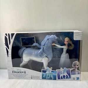 Hasbro Disney Frozen 2 Elsa and Nokk Interactive Action Figures Walk and Swim - Picture 1 of 10
