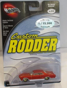 HOT WHEELS 100% CUSTOM RODDER MAGAZINE '64 BUICK RIVIERA LOWRIDER w/ REAL RIDERS - Picture 1 of 9