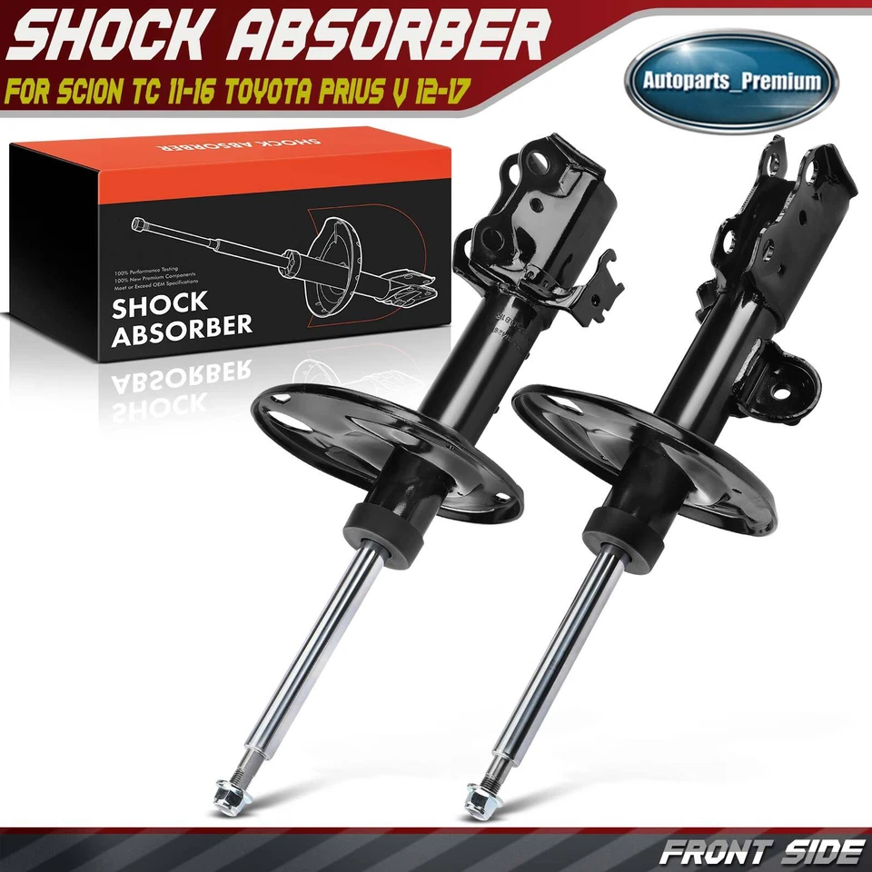 2x Front Left & Right Shock Absorber for Scion tC 11-16 Toyota Prius V 2012-2017 - Image 1 of 4