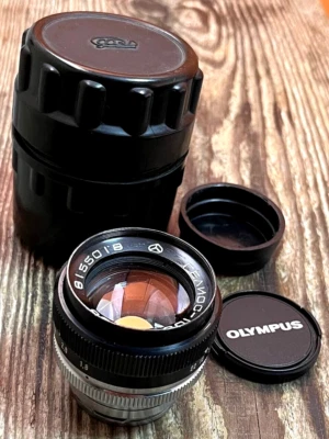 Helios-103 53mm F/1.8, USSR Lens For Kiev, Contax RF mount! s/n: 8155018 - Image 1 of 4