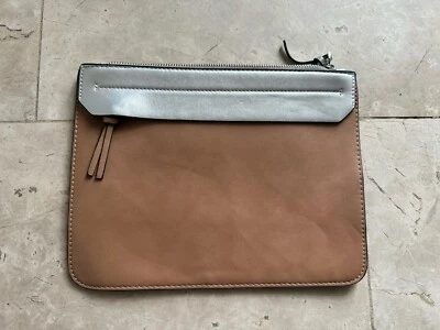 braune Silber clutch C&A 27x21 Cm - Bild 1 von 4