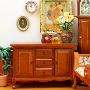 1:12 Dollhouse Miniature Vintage Royal Sideboard Counter Cabinet Furniture - Picture 1 of 9
