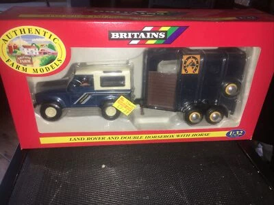 Britains Land Rover y Doble Caballo Caja con Caballo Nuevo En Caja 9650 De Colección Foto 1 de 4