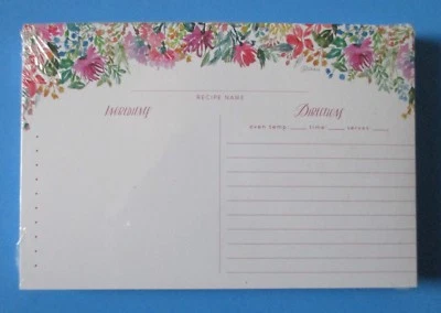GBOT Delightful Days Pack 50 TARJETAS DE RECETAS Legado Floral Nupcial Ducha Regalo Foto 1 de 3