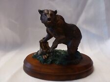 Grizzly Bear Great Animals of the American Wilderness Sculpture Hamilton Collect