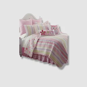 Levtex Home Pink Merrill Stripe 3-Pc. Quilt Set, Full/Queen - Picture 1 of 3