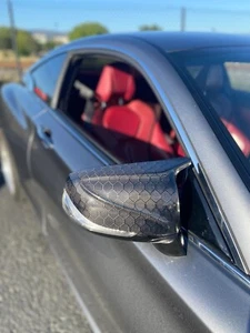 2014-2018 Infiniti Q50 Q60 QX30 Q70 Honeycomb Mirror Caps - Bild 1 von 6