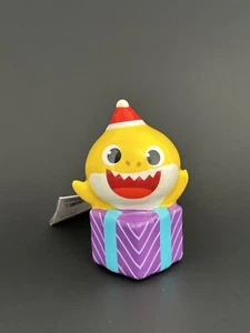 Pinkfong Yellow Baby Shark Santa Hat Purple Gift Christmas Ornament - Picture 1 of 5