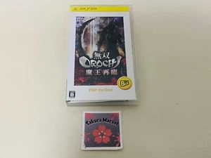 Sony Playstation Portable PSP Musou Orochi Maou Sairin the Best Japanese Game JP - Picture 1 of 12