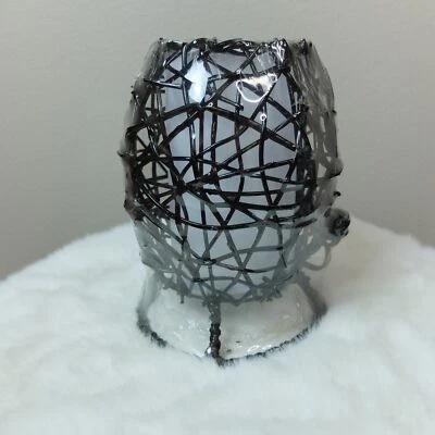 Lámpara de mesa hecha a mano de mimbre ratán luz nocturna nueva sin etiquetas Foto 1 de 4