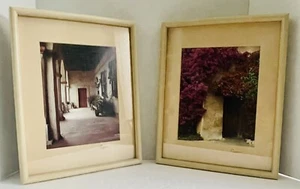 Vintage Wandbilder Svensson Fotos 1988 Holzrahmen 2er Set - Bild 1 von 10