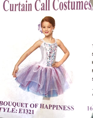 CURTAIN CALL костюмы букет счастья E1321 тюль балет платье размер CXL - Изображение 1 из 4