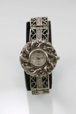 Regent Women Watch Silver Stainless Steel Battery Water Resistant White Quartz - Image 1 of 4