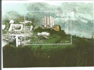 Kosovo Block Europa 2017 Burgen und Schlösser postfrisch - Bild 1 von 1